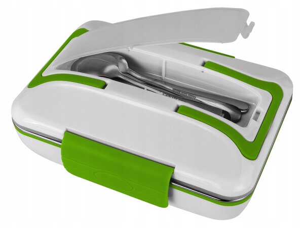 De Gusto Ohřívací box na jídlo WARMY 12V/230V zelená