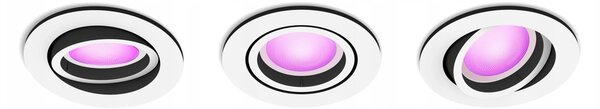 Bodová světla kulatý Philips Hue bílá