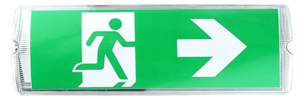 LED nouzové svítidlo 3,5W IP65 3h s piktogramy Bemko GALER