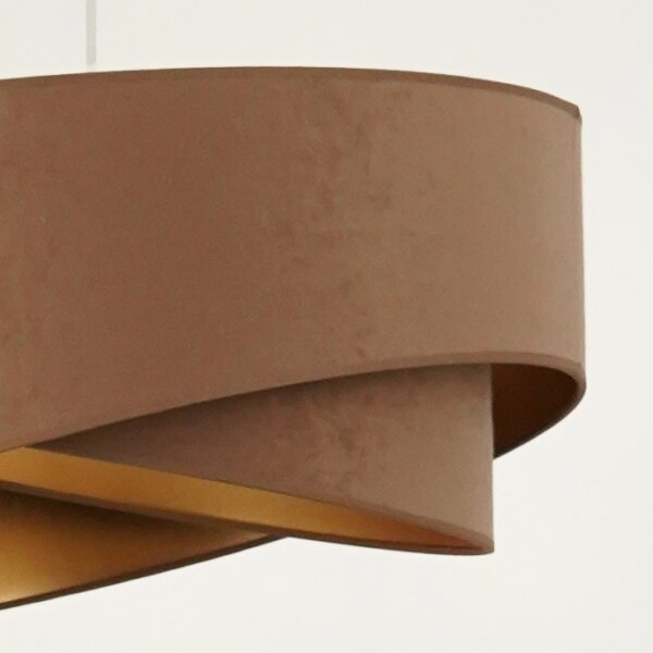Brilagi - LED Lustr na lanku LYRA 1xE27/15W/230V hnědá/zlatá