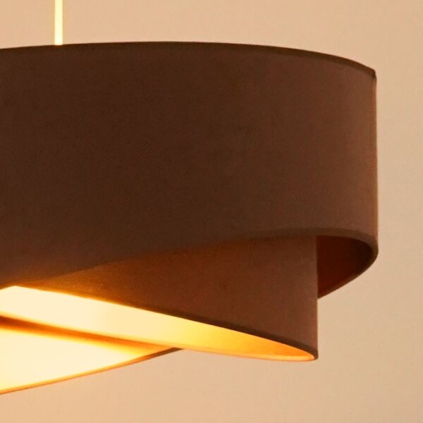 Brilagi - LED Lustr na lanku LYRA 1xE27/15W/230V hnědá/zlatá