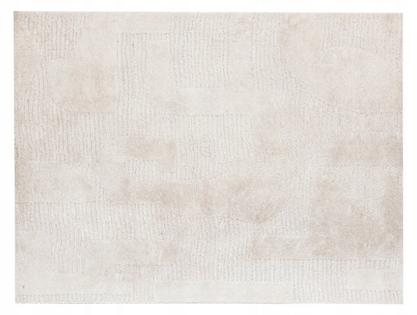 KOBEREC BÍLÝ MĚKKÝ STYLOVÝ ELEGANTNÍ ODOLNÝ ANOAI 200 X 150 CM