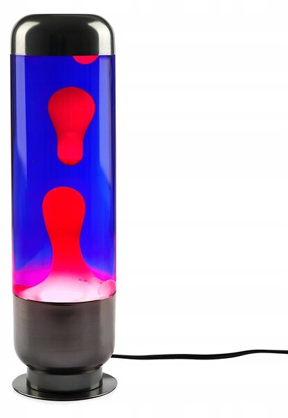 Lávová lampa Balvi Capsule fialovo-červená, hliníková - dekorativní