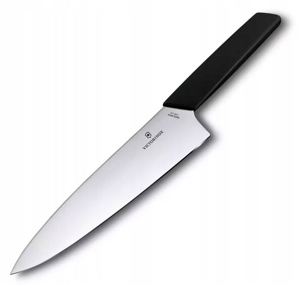 Nůž šéfkuchaře Victorinox Swiss Modern 20 cm široký, černý 6.9013.20B