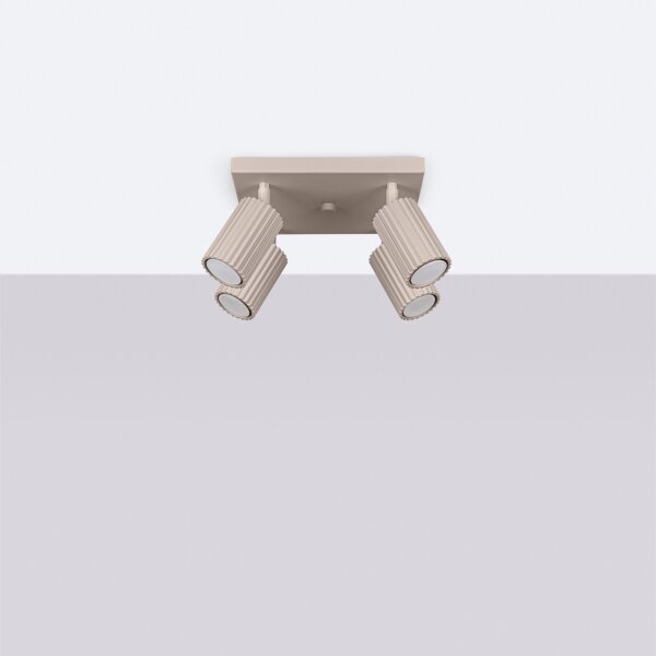 Brilagi - LED Bodové svítidlo CRESTO 4xGU10/10W/230V taupe