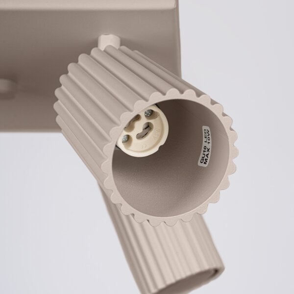 Brilagi - LED Bodové svítidlo CRESTO 4xGU10/10W/230V taupe