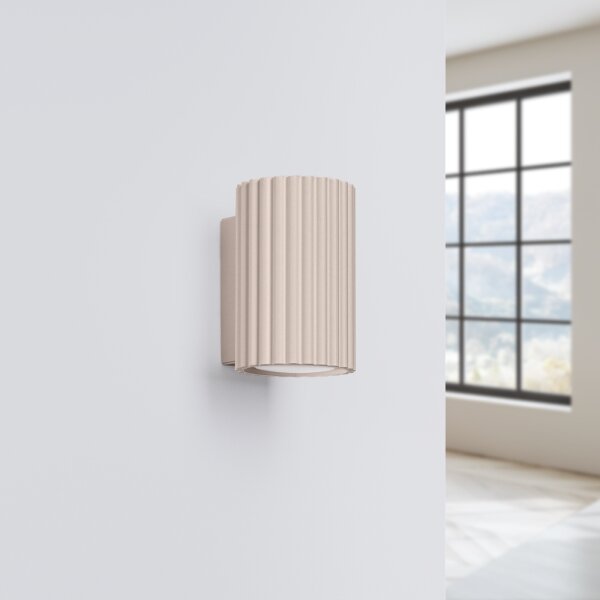 Brilagi - LED Nástěnné svítidlo CRESTO 1xGU10/10W/230V 10 cm taupe