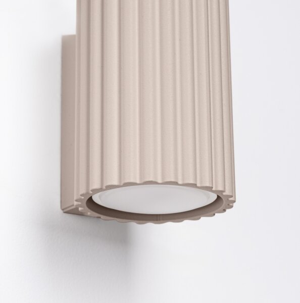 Brilagi - LED Nástěnné svítidlo CRESTO 1xGU10/10W/230V 10 cm taupe