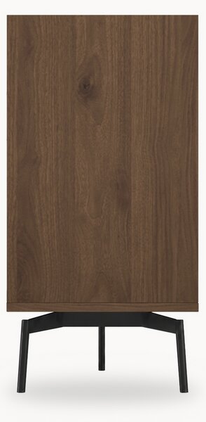 Elegantní komoda Zenar 170 cm s zásuvkami - ořech elegant / černá