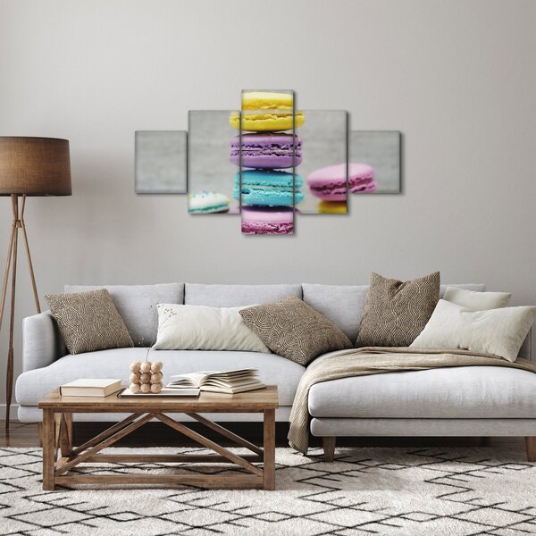 Obraz makronek (125x70 cm)