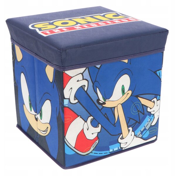 Taburet / krabička stolička SONIC s košem na hračky