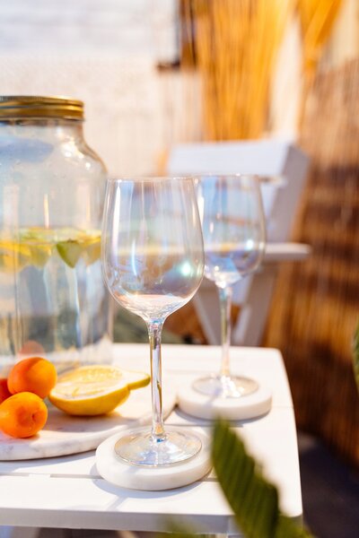 Skleničky na bílé víno, skleničky na červené víno Secret De Gourmet bezbarvé, vícebarevné 380ml 6 ks