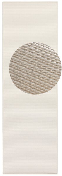BT Carpet, Běhoun Nature 103531 Cream White – na ven i na doma, 80x150, bílá, chodba / předsíň