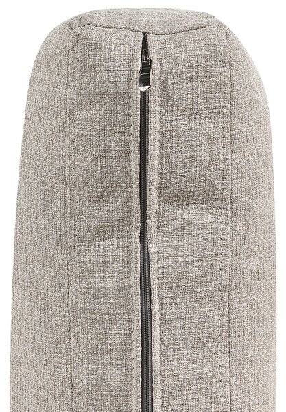 Rozkládací pohovka 2místná EDLAND Tkanina Světle béžová