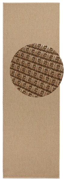 BT Carpet, Běhoun Nature 104271 Beige – na ven i na doma, 80x250, béžová, chodba / předsíň