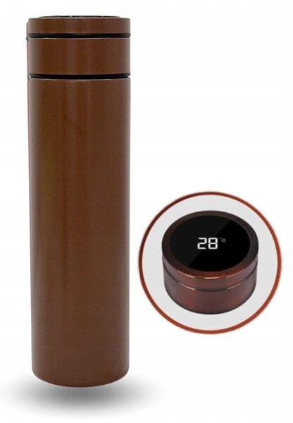 Termohrnek BOT 0,5 l hnědý