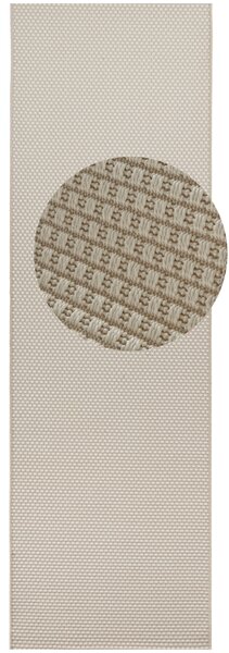 BT Carpet, Běhoun Nature 104270 Ivory – na ven i na doma, 80x250, bílá, chodba / předsíň