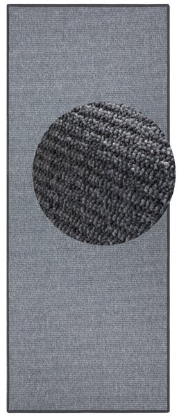BT Carpet, Kusový koberec Bouclé 104433 Grey, 67x150, šedá, chodba / předsíň