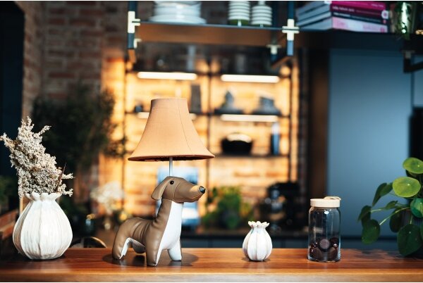 Happy Lamps - LED Dětská stolní lampa WALDI LED/5,4W/230V jezevčík