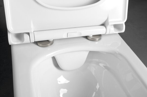 Bruckner - Závěsné WC Rimless WALTER keramika/bílá