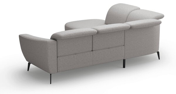 ROHOVÁ SEDAČKA, textil, světle šedá Sit & More - Sedací soupravy, Online Only