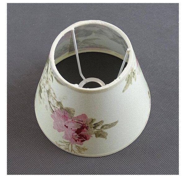 Náhradní stínidlo ke stolní lampě ROSA 13x17,5 cm krémová/růžová