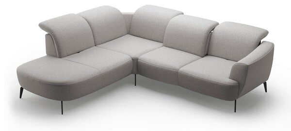 ROHOVÁ SEDAČKA, textil, světle šedá Sit & More - Sedací soupravy, Online Only
