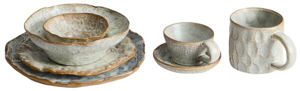 Kave Home Šedá keramická miska Alenia 12 cm