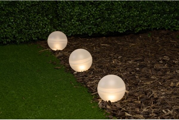 Grundig - SADA 5x LED RGBW Solární svítidlo LED/3,2V 600 mAh IP44