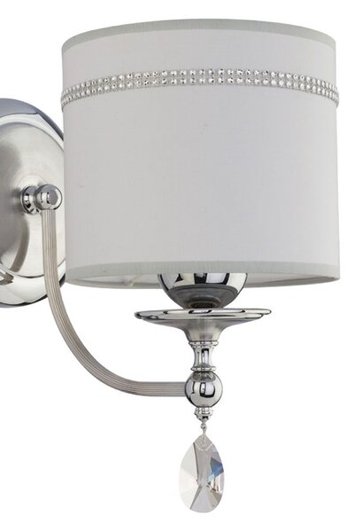 Nástěnné svítidlo Jupiter stříbrné E27 60 W