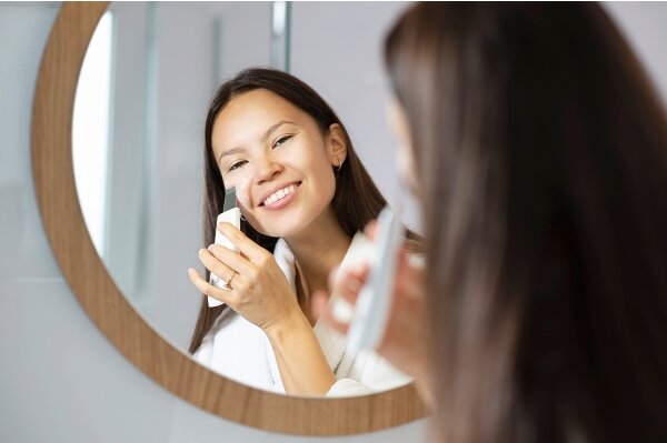 Concept PO2030 - Kosmetická ultrazvuková špachtle PERFECT SKIN 2,5W/5V USB bílá