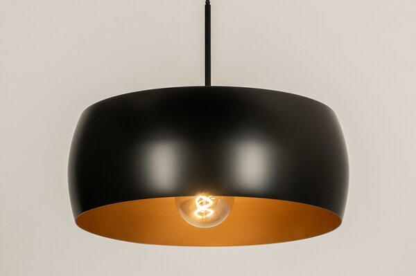 Závěsné svítidlo nad stůl Bond Black and Gold (LMD)