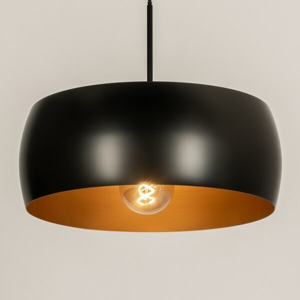 Závěsné svítidlo nad stůl Bond Black and Gold (LMD)
