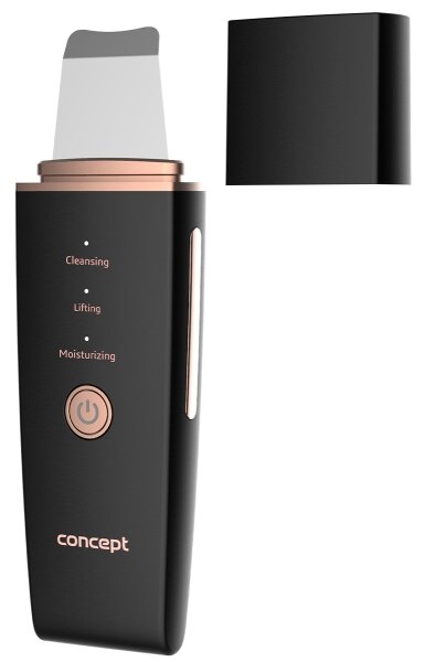 Concept PO2060 - Kosmetická ultrazvuková špachtle PERFECT SKIN 3,5W/5V USB černá