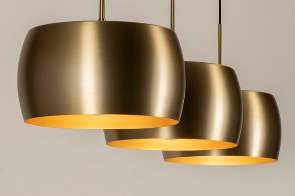 Závěsné designové svítidlo nad stůl Kitee III Gold (LMD)