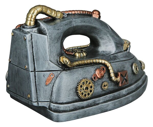 Zarážka na knihy Steampunk Žehlička SET/2ks VÝPRODEJ