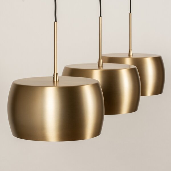 Závěsné designové svítidlo nad stůl Kitee III Gold (LMD)