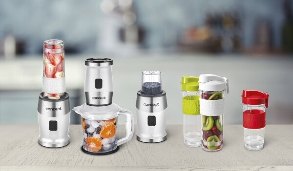 Concept SM3391 - Smoothie mixér s příslušenstvím 700W/230V bílá