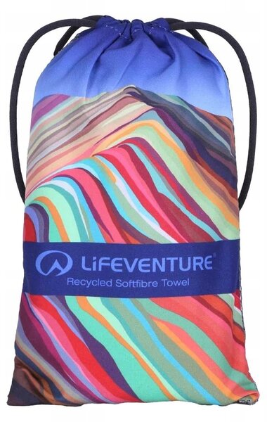 Rychleschnoucí ručník Lifeventure SoftFibre Rainbow Mountain 150x90 cm