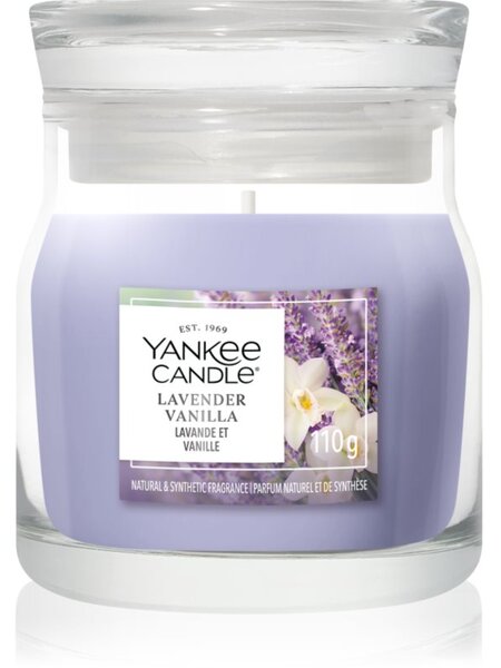 Yankee Candle Lavender Vanilla vonná svíčka Signature 110 g
