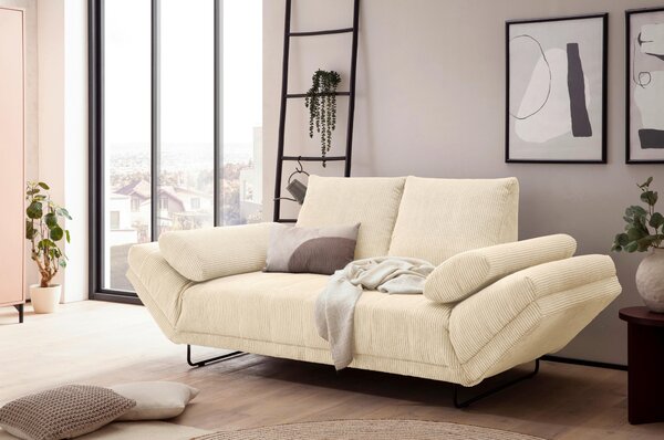 ROZKLÁDACÍ POHOVKA, textil, krémová MID.YOU - Rozkládací pohovky, Online Only