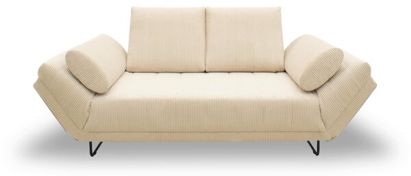 ROZKLÁDACÍ POHOVKA, textil, krémová MID.YOU - Rozkládací pohovky, Online Only