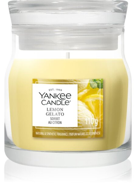 Yankee Candle Lemon Gelato vonná svíčka Signature 110 g