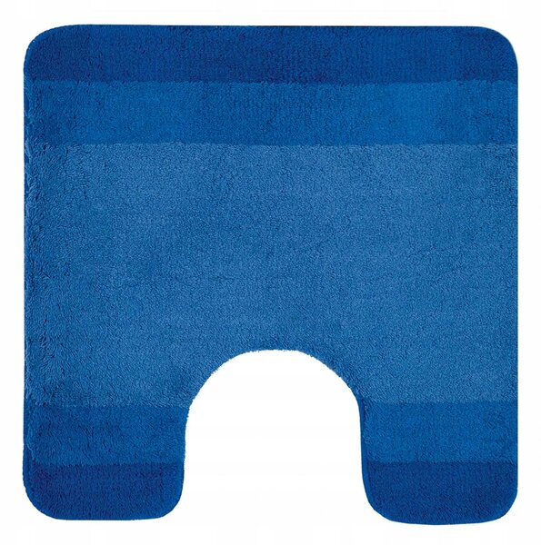 Spirella koupelnová WC předložka BALANCE, modrá, polyester, 55 x 55 cm