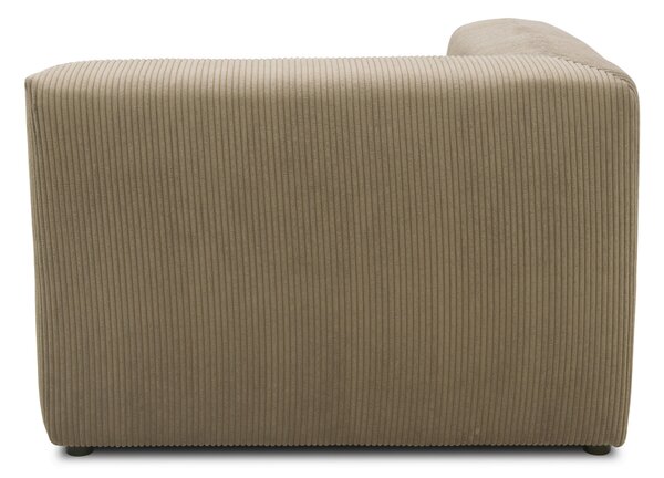 DÍL POHOVKY, textil, jílová barva MID.YOU - Pohovky, Online Only