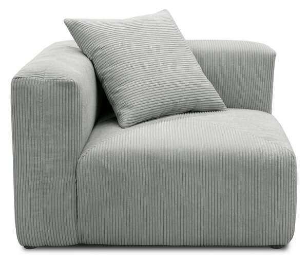 DÍL POHOVKY, textil, světle šedá MID.YOU - Pohovky, Online Only