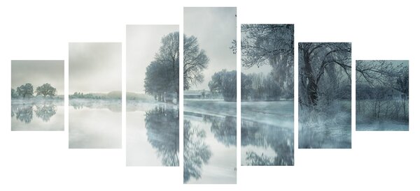 Obraz zimní přírody (210x100 cm)