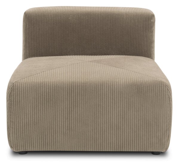 DÍL POHOVKY, textil, jílová barva MID.YOU - Pohovky, Online Only
