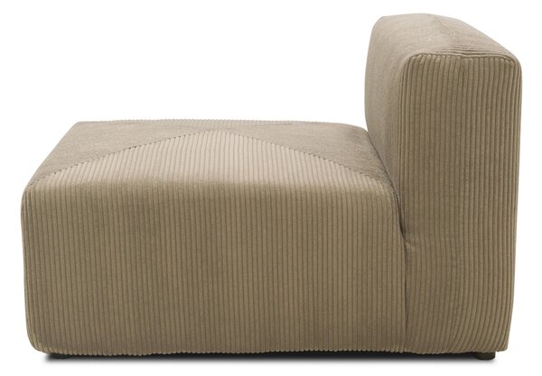 DÍL POHOVKY, textil, jílová barva MID.YOU - Pohovky, Online Only