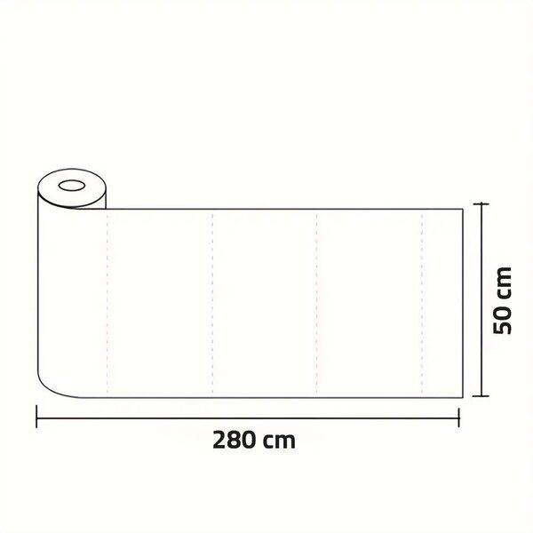 4Leaders Samolepicí tapeta v roli šedá cihla 50 cm × 2,75 m